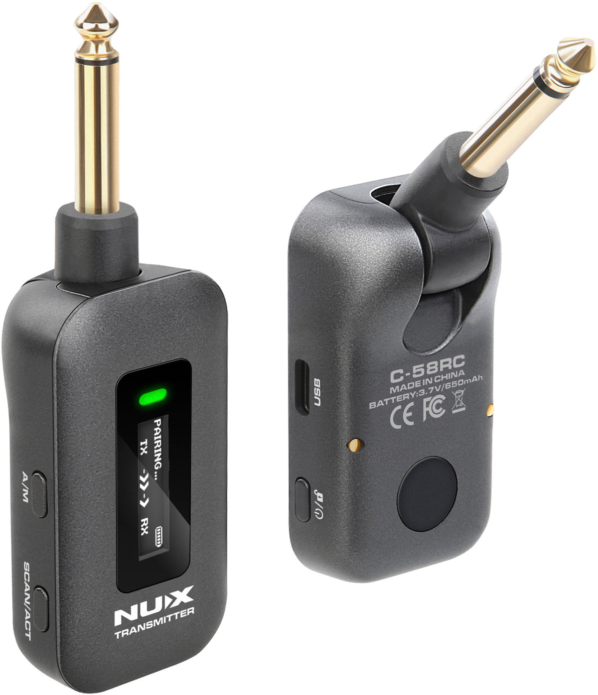 Wireless Systems - For guitars and bass - 5.8 GHz - Auto-sync, Power Case