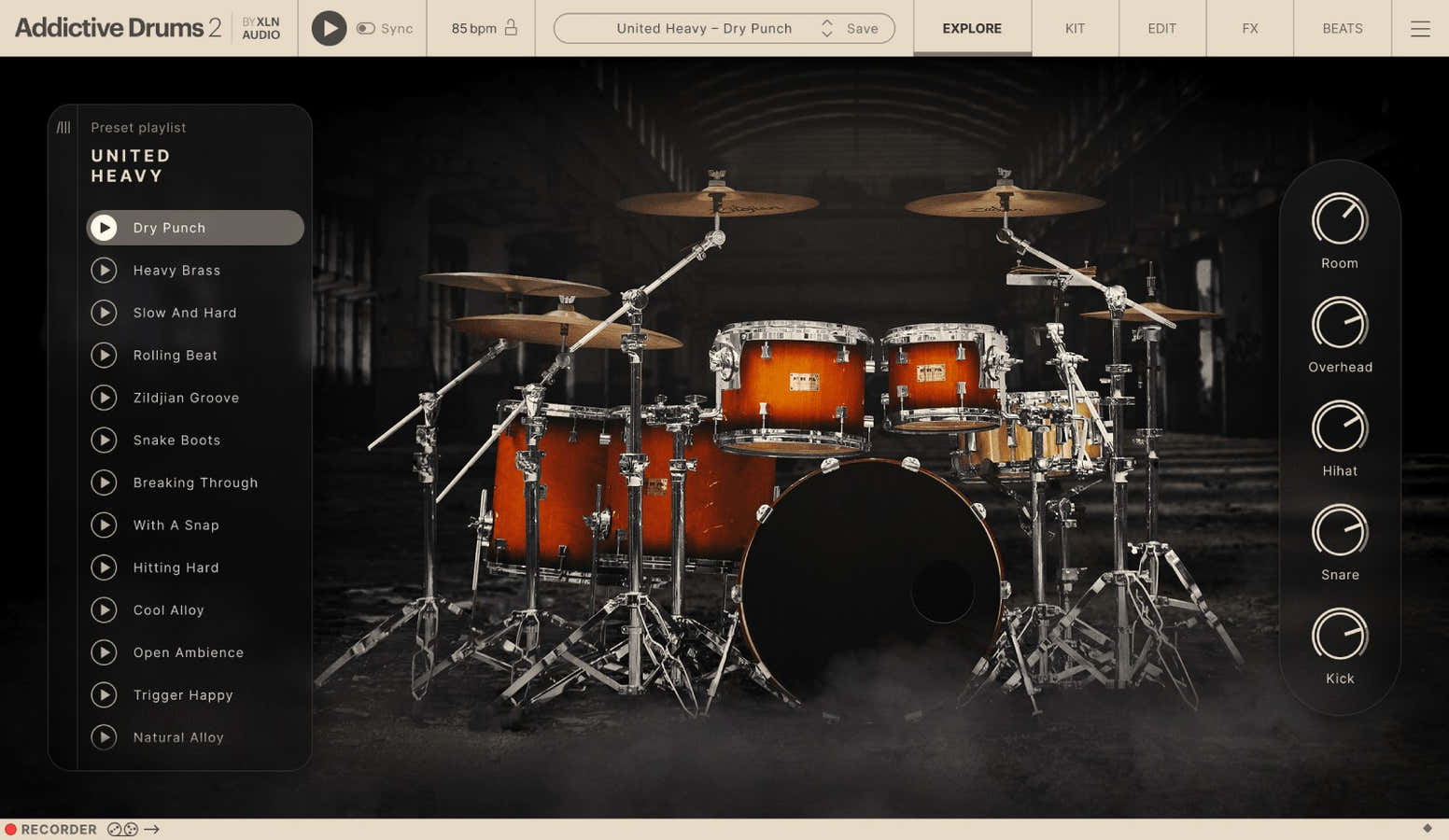 Addictive Drums 2 United Heavy ADpak