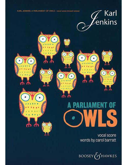 Jenkins - A Parliament Of Owls - Choeur Mixte Saxophone Percussion Et 2 Pianos