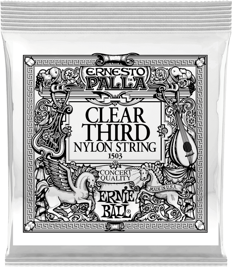 CLEAR 3RD ERNESTO PALLA NYLON CLASSICAL GUITAR STRINGS