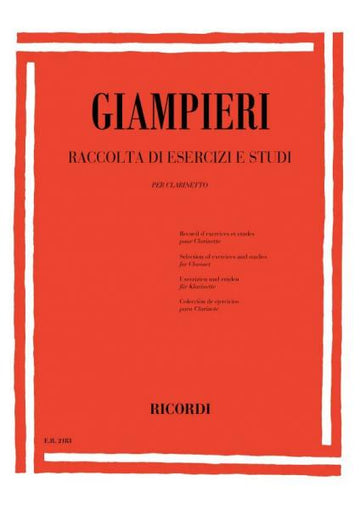 GIAMPIERI A. - RACCOLTA DI ESERCIZI E STUDI - Clarinete
