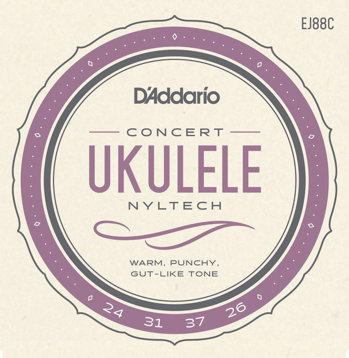 EJ88C Nyltech Ukelele Cuerdas Concierto