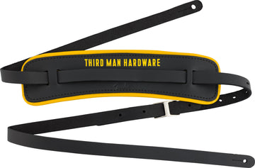 Fender x Third Man Hardware Leather Strap Black/Yellow
