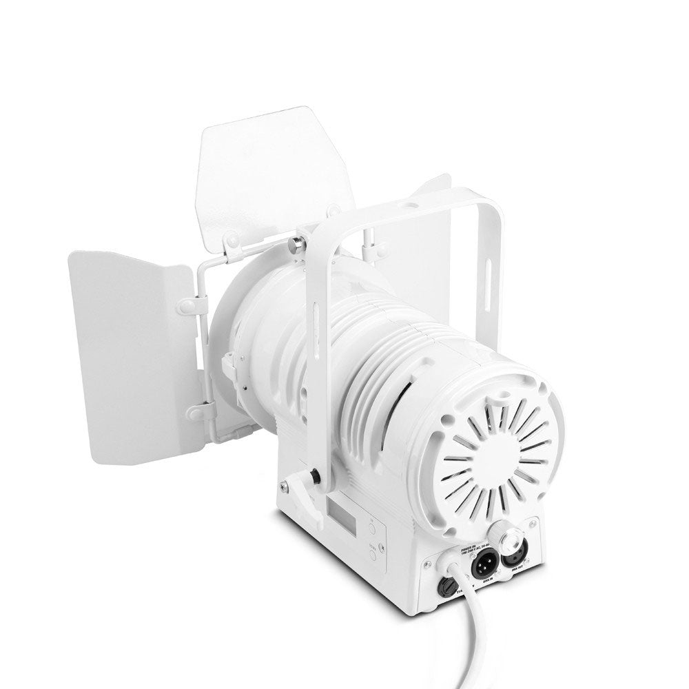 TS 40 WW WH - FOCOS DE TEATRO CON LENTE CONVEXA CONVEXA Y LED BLANCO CLIDO DE 40 W CARCASA BLANCA