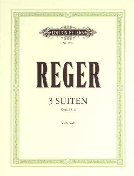 Reger Max - 3 Suites Op.131d - Viola