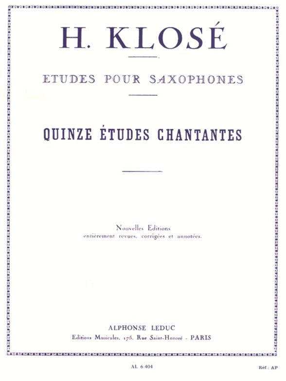 15 Etudes Chantantes