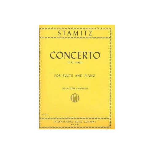 Stamitz Carl - Concerto In G Major - Flute & Piano