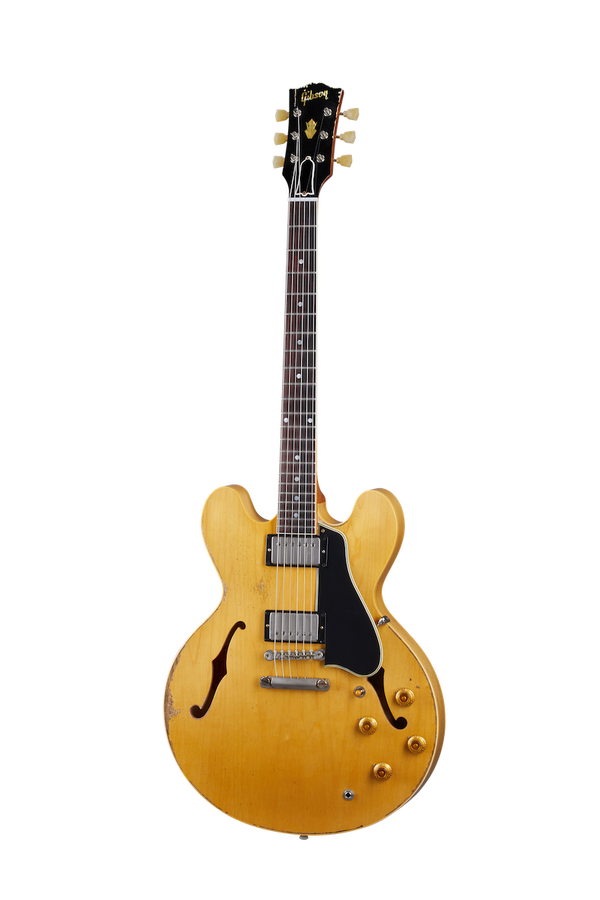 Es-335 1959 reedición ultra muy envejecida Natural Vintage Cs Mlc