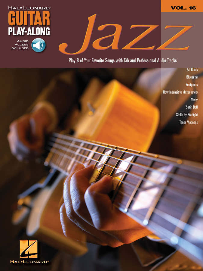 GUITAR PLAY ALONG VOL.16 JAZZ TAB AUDIO EN LIGNE