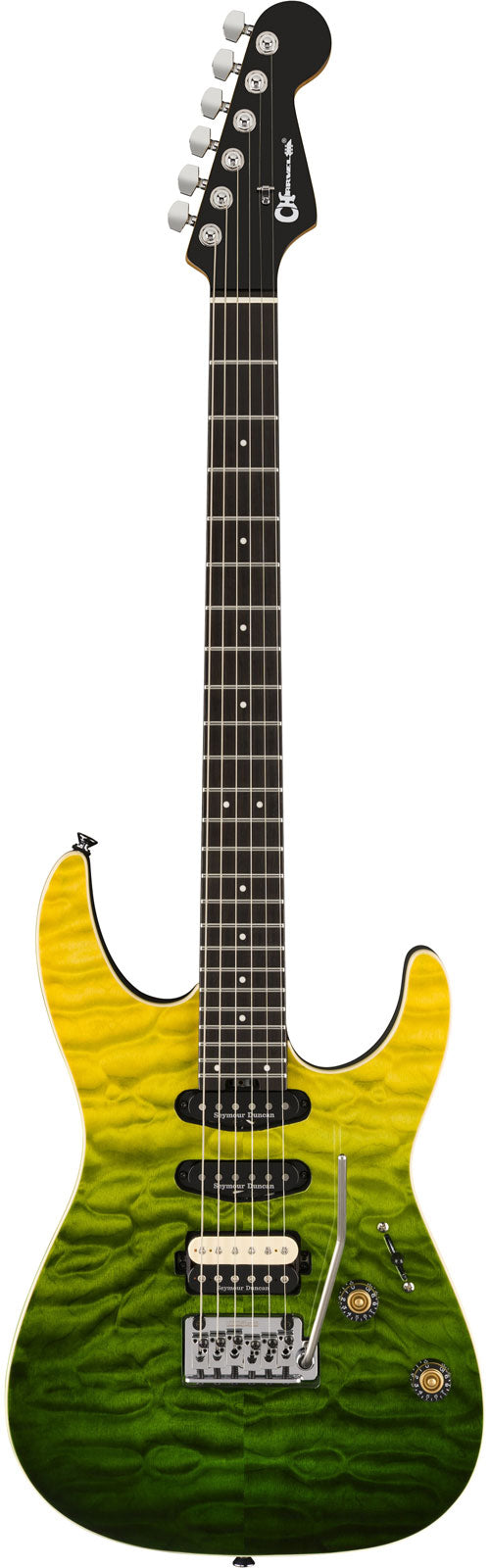 Pro-Mod Plus Dinky DK24 HSS 2PT EB QM Ebo Degradado Zombi