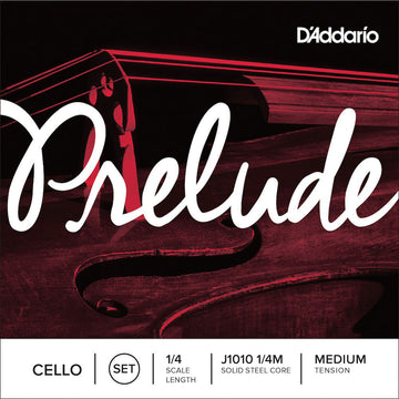 SET OF CELLO STRINGS PRELUDE NECK 1/4 TENSION MEDIUM