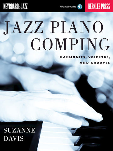 DAVIS SUZANNE JAZZ PIANO COMPING BERKLEE HARMONIES VOICINGS + AUDIO TRACKS - PIANO SOLO