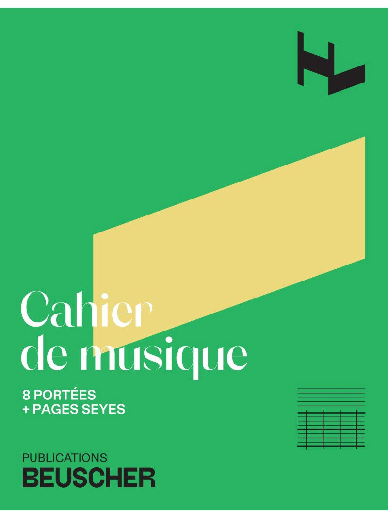 Cuaderno De Música 8 Pentagramas + Páginas Seyes