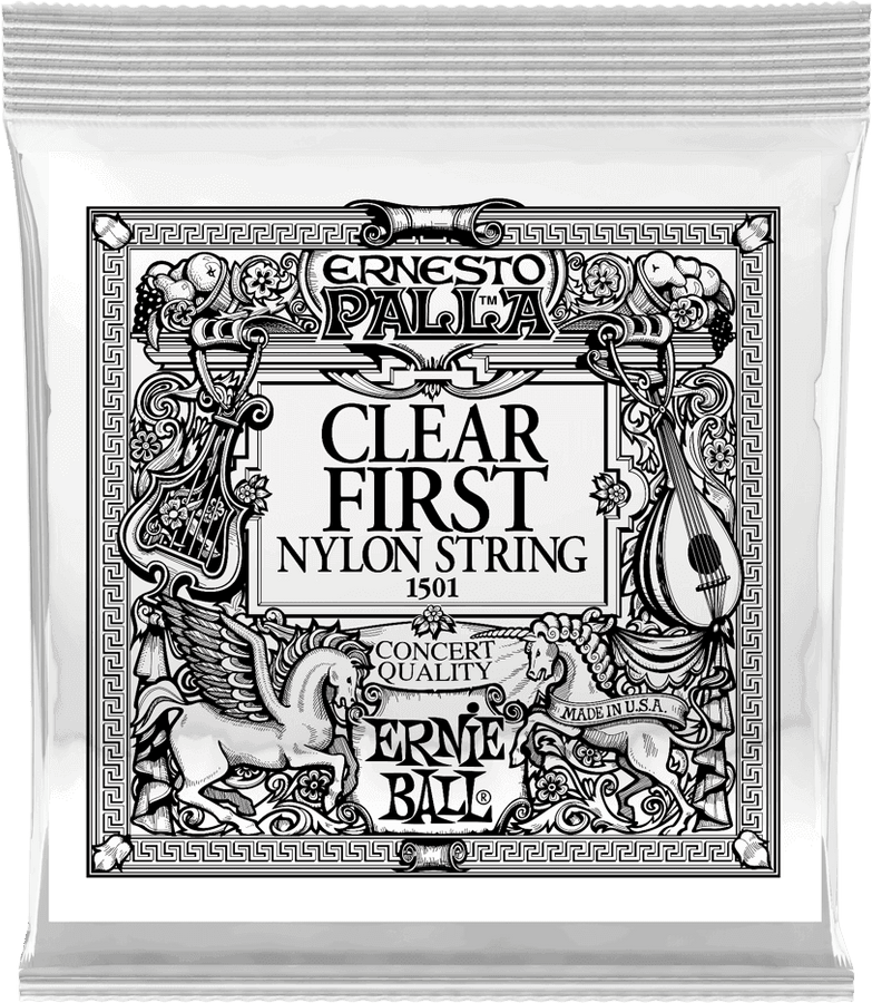CLEAR 1ST ERNESTO PALLA NYLON CLASSICAL GUITAR STRINGS