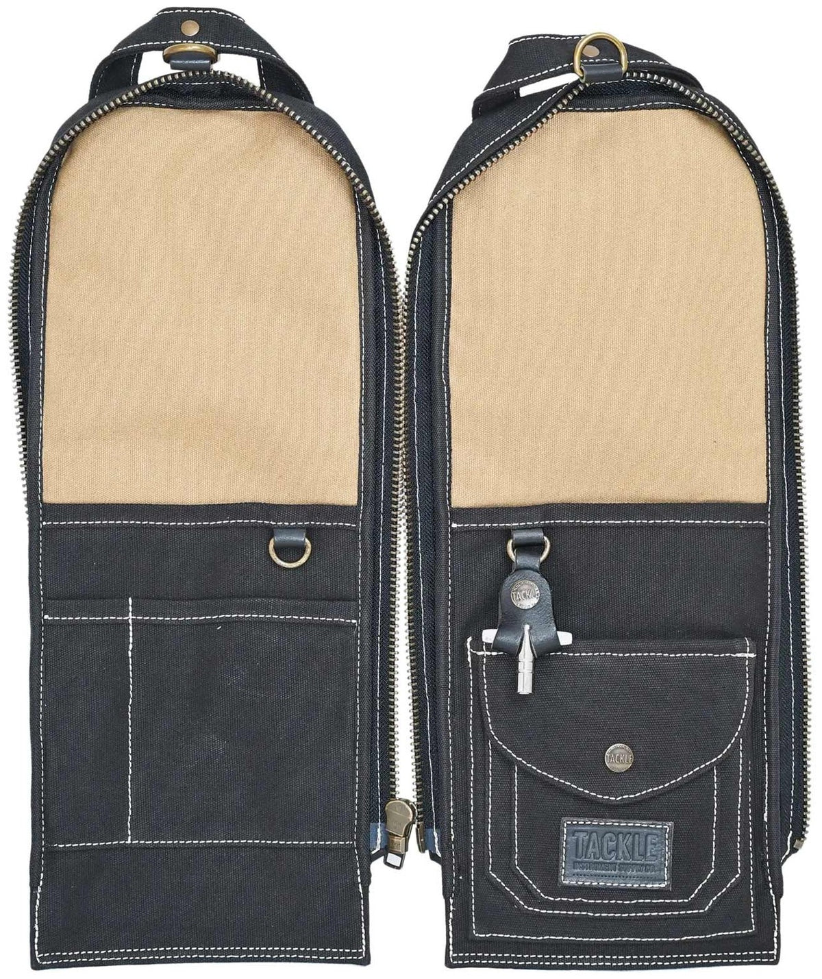 Funda Modular para Baquetas de Lona Encerada - Negra