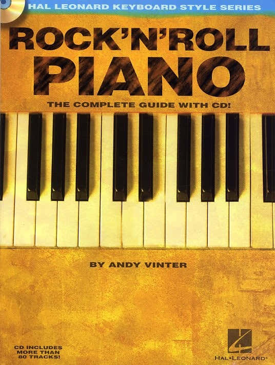 VINTER ANDY - ROCK'N'ROLL PIANO - THE COMPLETE GUIDE + CD - PIANO SOLO