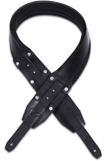 Recoil David Ellefson Signature - Correa 9 cm de neopreno y cuero vegano - Negro