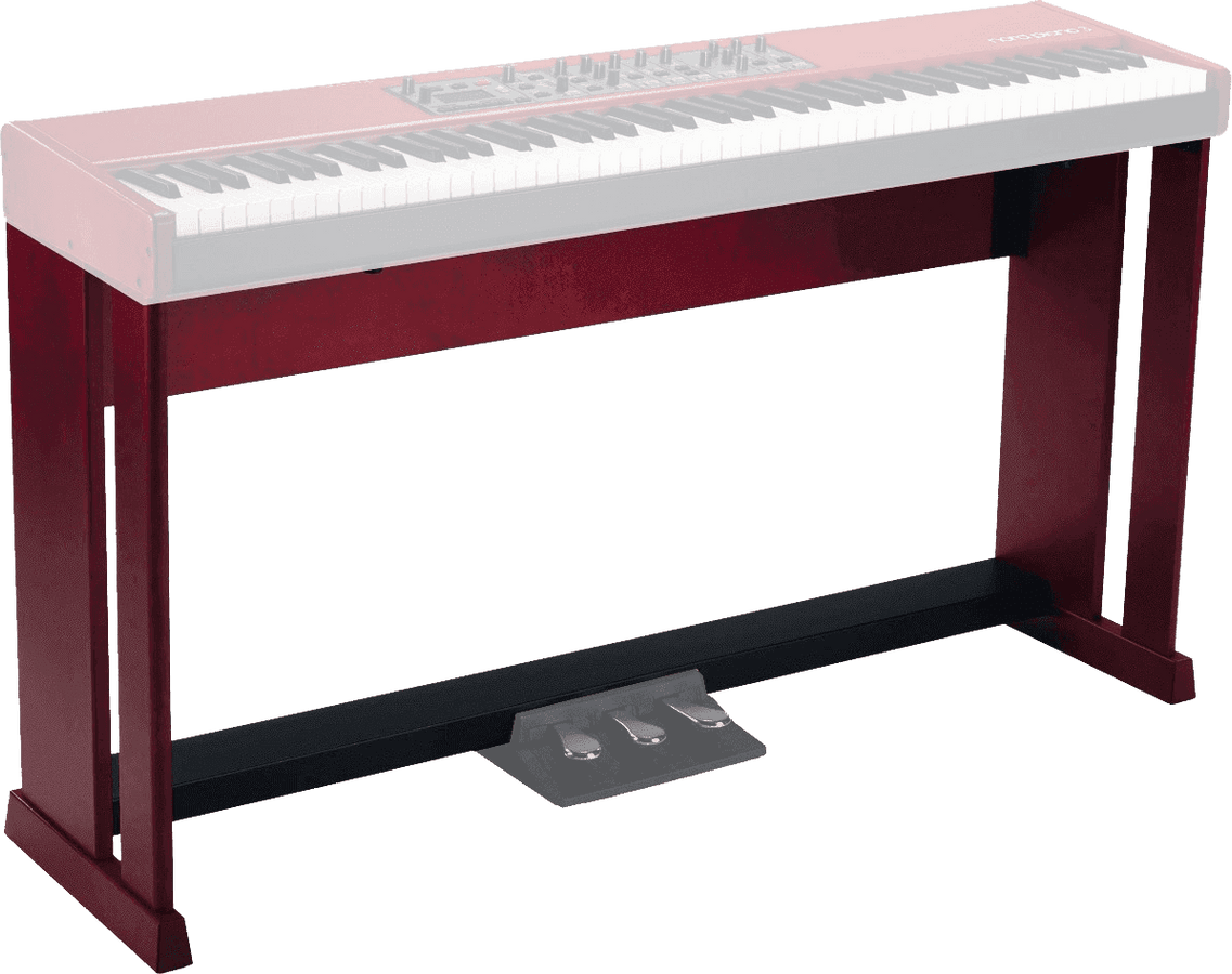 Soporte para teclado WOOD STAND V4 Rojo