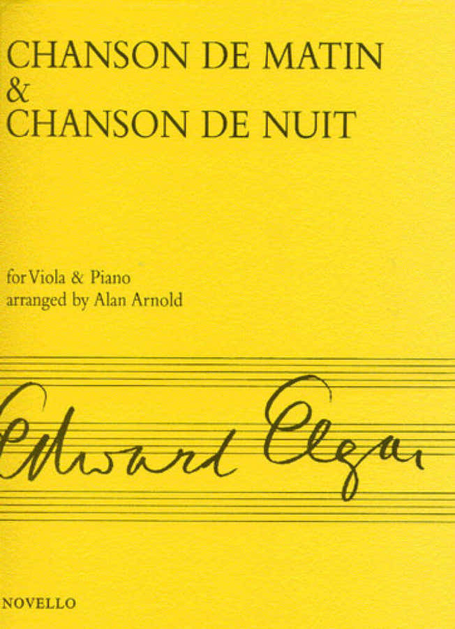 Elgar - Chanson De Matin And Chanson De Nuit (viola/piano)