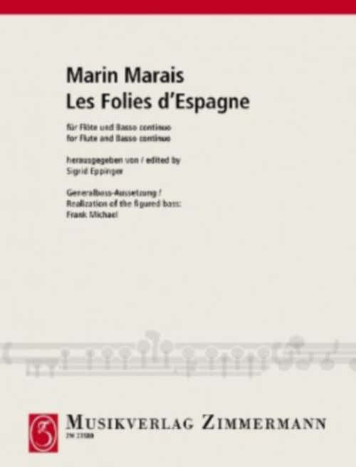 Marin Marais - Les Folies D'espagne - Flute & Basse Continue