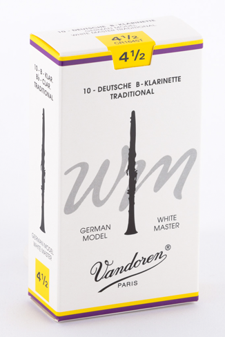 ANCHE CLARINETTE 10 ANCHES WHITE MAST TRAD 4,5