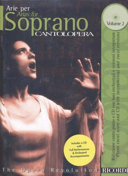 CANTOLOPERA: ARIE PER SOPRANO VOL 2 + CD - CHANT ET PIANO