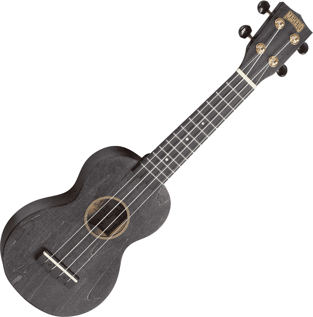 Ukelele Soprano Slim Negro Satinado + Funda