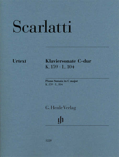 SCARLATTI DOMENICO - PIANO SONATA K.159