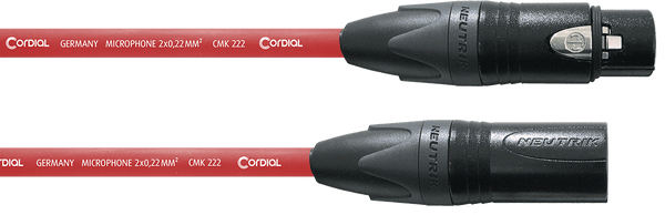 Cable de Micrófono XLR 10 M Rojo
