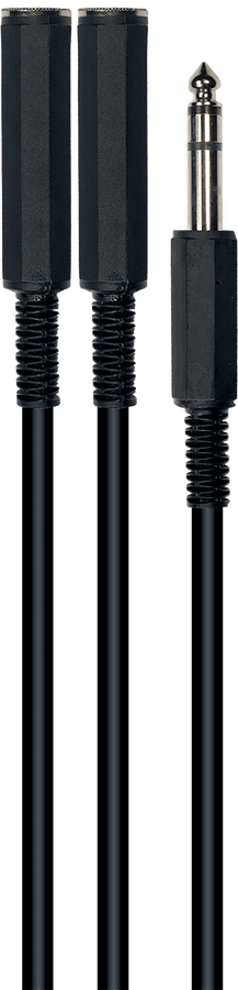 2 Jacks Hembra Mono a 1 Jack Macho Estéreo