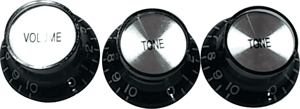 Botones de ajuste SG de 3 Negro (1 Volumen y 2 Tono)