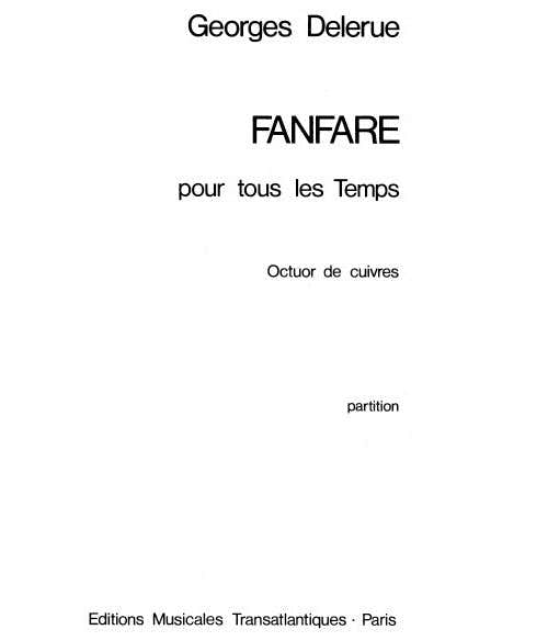 Fanfare Pour Tous Les Temps