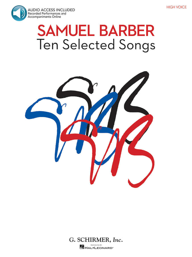 SAMUEL BARBER - TEN SELECTED SONGS - HIGH VOICE+ AUDIO EN LIGNE - HIGH VOICE