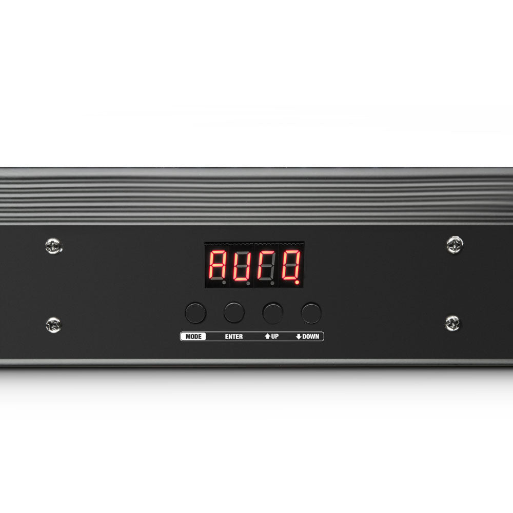 TRIBAR 200 IR - BARRA LED TRICOLOR (RGB) 12 X 3 W CAJA NEGRA CON MANDO A DISTANCIA INFRARROJOS