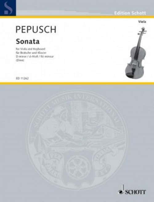 Pepusch J.C. - Sonata D-moll - Alto & Piano