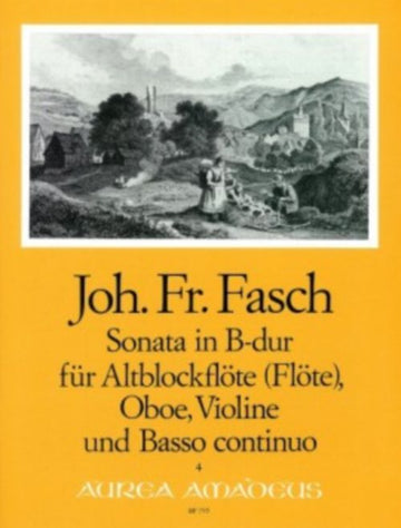 Fasch J.F. - Sonate In B-dur - Conducteur & Parties