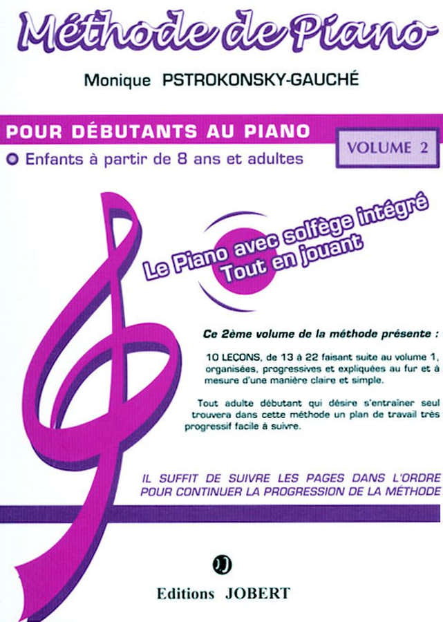 PSTROKONSKY-gauche - Méthode De Piano Vol.2 - Piano
