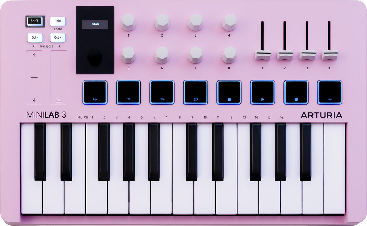 Arturia Minilab 3 Cuarzo rosa