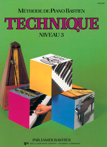 Methode De Piano Bastien - Technique Niveau 3