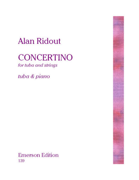Ridout Alan - Concertino For Tuba - Tuba & Piano