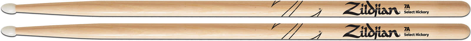 HICKORY SERIES - 7A NYLON - NATURAL DRUMSTICK