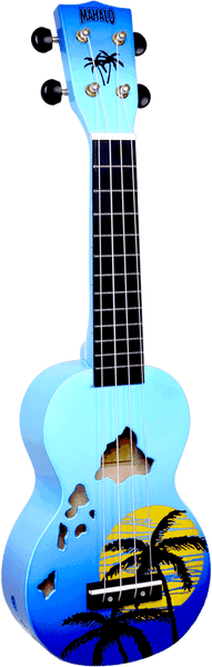 Soprano Acabado Islas Hawaii Azul Brillante