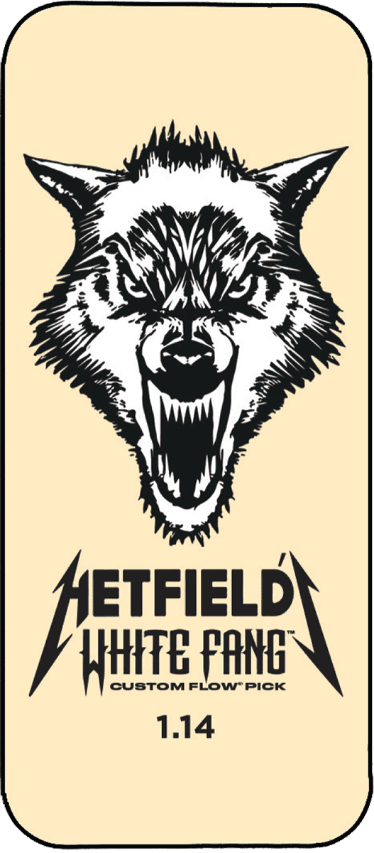 Dunlop 6 x 1,14mm Hetfield's White Fang Lata