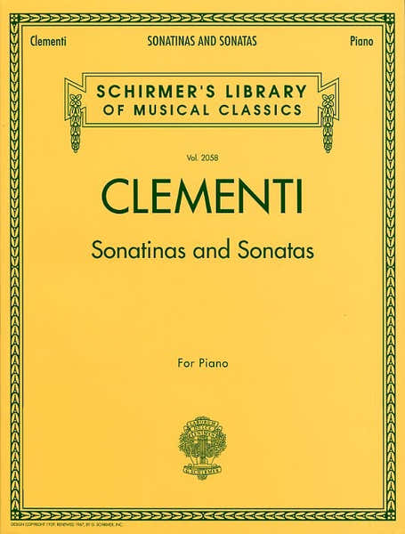 CLEMENTI SONATINAS AND SONATAS - PIANO COLLECTION - 2058 - PIANO SOLO