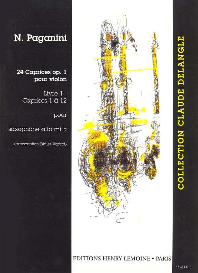 Paganini N. - Caprices (24) Vol.1 - Saxophone Solo