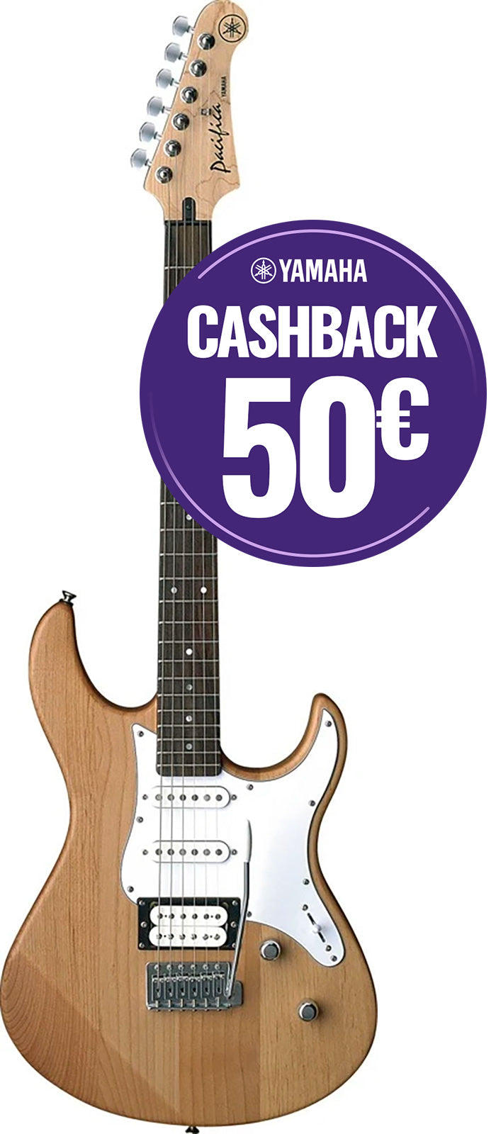 Yamaha Pacifica Pa112V Amarillo natural satinado
