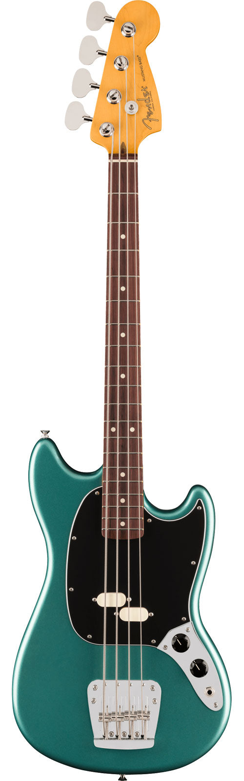 American Professional Classic Mustang Bass RW Verde Sherwood metalizado desgastado