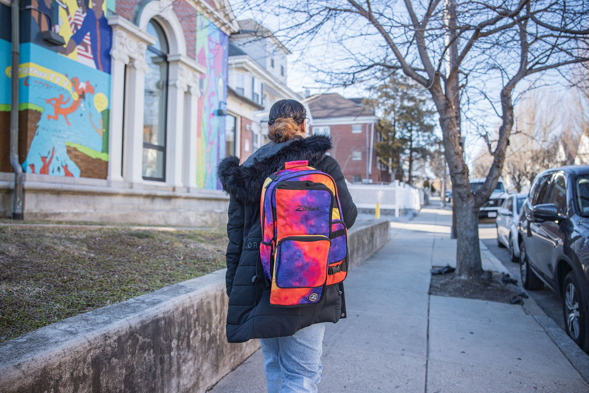 Mochila de Estudiante Orange Burst