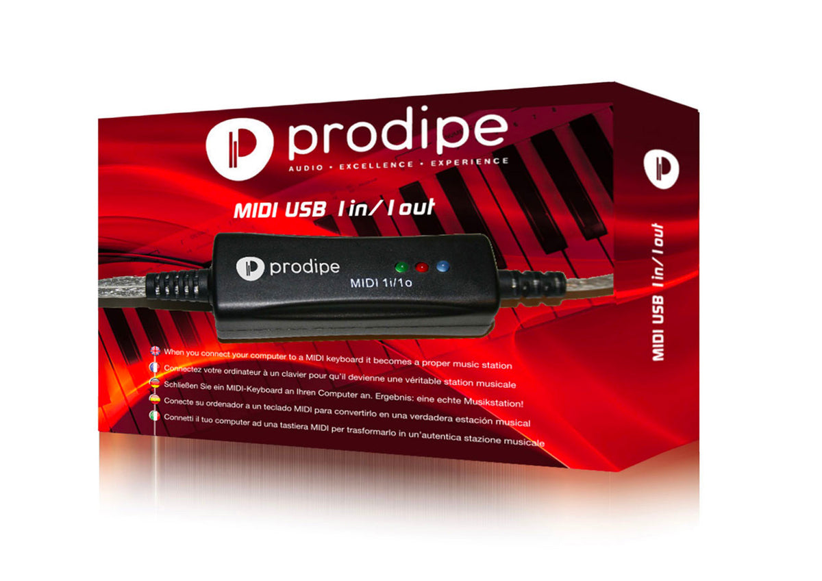 Entrada/salida MIDI-USB
