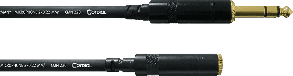 Cable De Audio Estéreo Jack Macho/Minijack Hembra 3 m